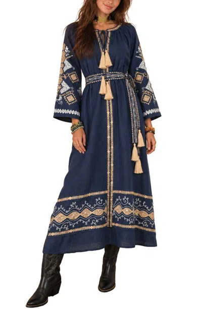 Calypso St Barth Calypso St. Barth Elysee Dress In Blue