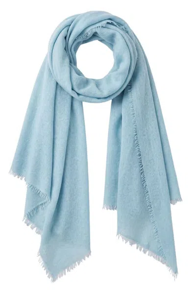 Calypso St Barth Calypso St. Barth Felted Cashmere Scarf In Aqua