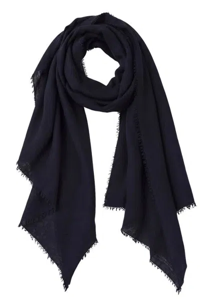 Calypso St Barth Calypso St. Barth Felted Cashmere Scarf In Black
