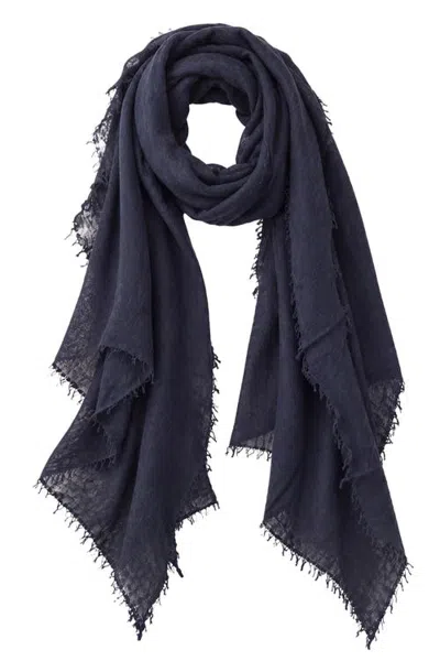 Calypso St Barth Calypso St. Barth Felted Cashmere Scarf In Charcoal