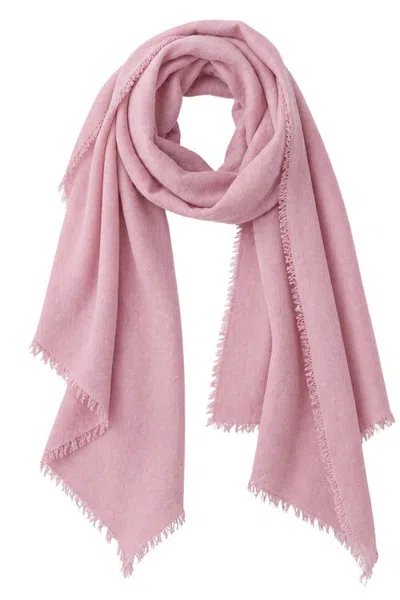 Calypso St Barth Calypso St. Barth Felted Cashmere Scarf In Dusty Pink