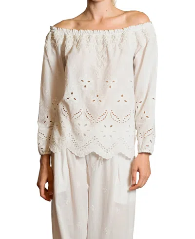 Calypso St Barth Fleur Top In Red