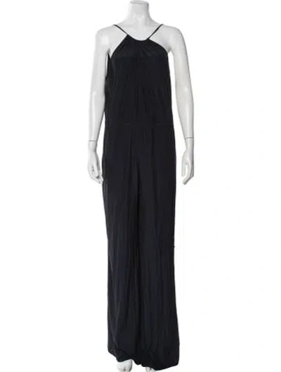 Pre-owned Calypso St Barth Halterneck Jumpsuit In Blue