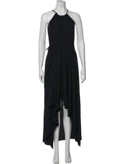 Pre-owned Calypso St Barth Halterneck Midi Length Dress In Green