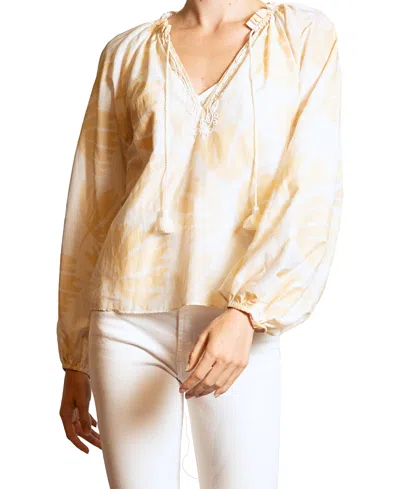 Calypso St Barth Helene Top In Neutral