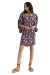 Calypso St Barth Calypso St. Barth Iwona Dress In Navy Wallpaper Paisley