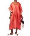 Calypso St Barth Calypso St. Barth Kerala Kaftan In Orange