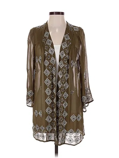 Pre-owned Calypso St Barth Kimono In Brown