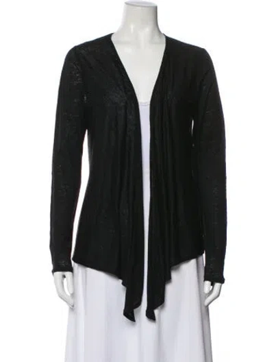 Pre-owned Calypso St Barth Linen Jacket In Black