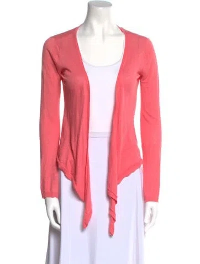 Pre-owned Calypso St Barth Linen Open Front Bodysuit In Pink