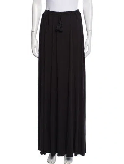 Pre-owned Calypso St Barth Long Skirt In Black