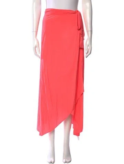 Pre-owned Calypso St Barth Long Skirt In Pink