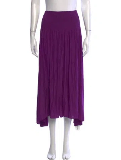 Pre-owned Calypso St Barth Long Skirt In Purple