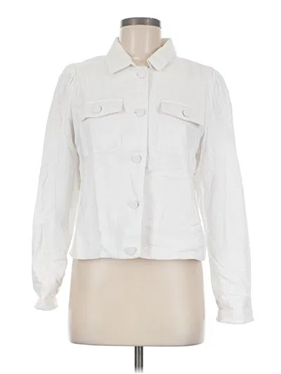 Pre-owned Calypso St Barth Long Sleeve Blouse In Ivory