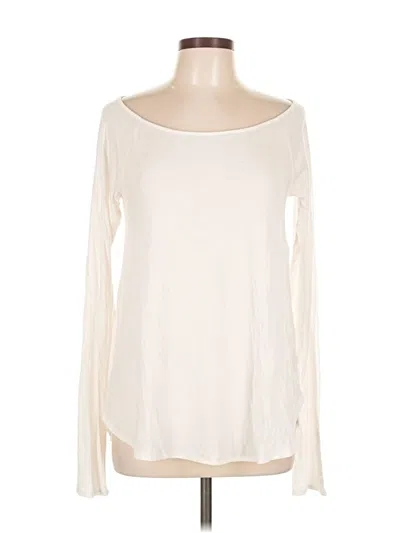 Pre-owned Calypso St Barth Long Sleeve T-shirt In White