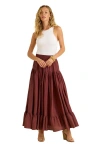 Calypso St Barth Calypso St. Barth Lourdes Skirt In Chocolate