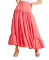 Calypso St Barth Calypso St. Barth Lourdes Skirt In Coral