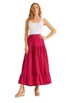 Calypso St Barth Calypso St. Barth Lourdes Skirt In Magenta