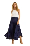 Calypso St Barth Calypso St. Barth Lourdes Skirt In Navy