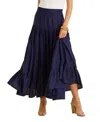 Calypso St Barth Calypso St. Barth Lourdes Skirt In Navy