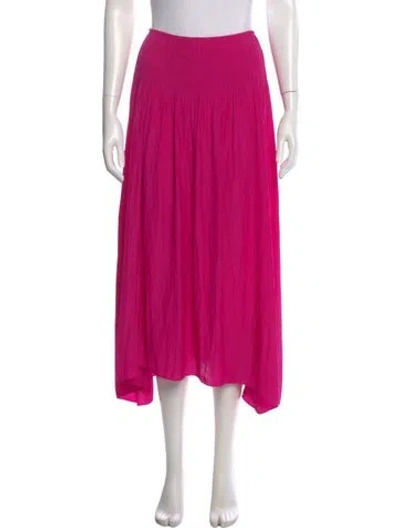 Pre-owned Calypso St Barth Midi Length Skirt In Pink