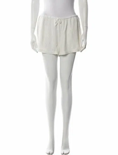 Pre-owned Calypso St Barth Mini Shorts In White