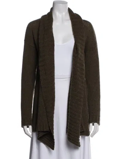 Pre-owned Calypso St Barth Open Front Sweater In Brown