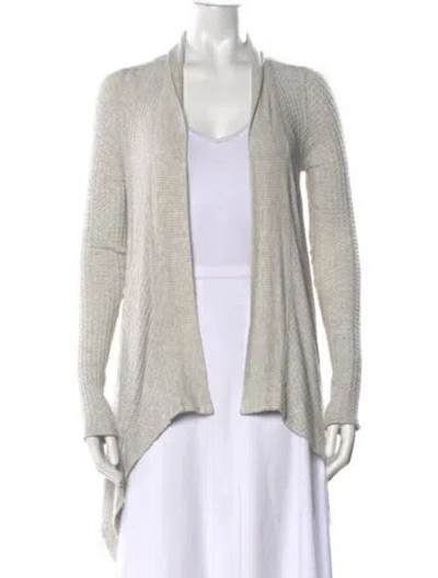 Pre-owned Calypso St Barth Open Front Sweater In Grey