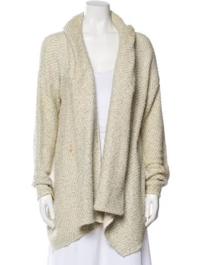 Pre-owned Calypso St Barth Open Front Sweater In Neutral