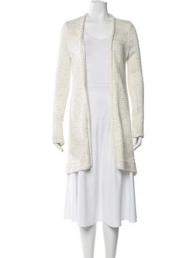 Pre-owned Calypso St Barth Open Front Sweater In Neutral