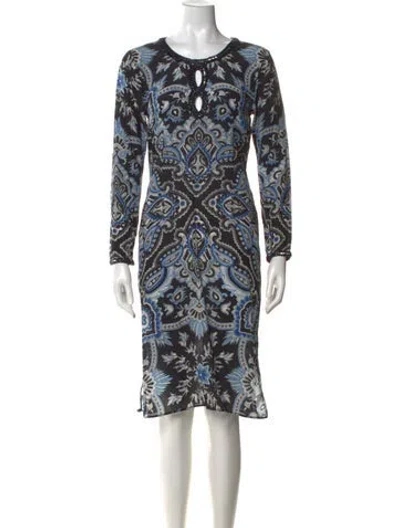 Pre-owned Calypso St Barth Paisley Print Knee-length Dress In Multi