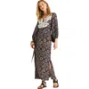 Calypso St Barth Paloma Kaftan In Tile