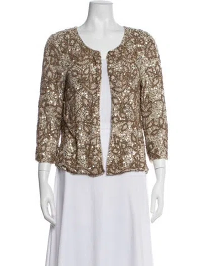 Pre-owned Calypso St Barth Patterned Evening Jacket In Multicolor