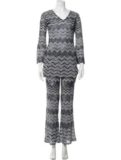 Pre-owned Calypso St Barth Patterned Pant Set In Multicolor