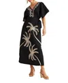 Calypso St Barth Calypso St. Barth Penelope Dress In Black Palm
