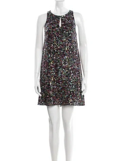 Pre-owned Calypso St Barth Printed Mini Dress In Multi