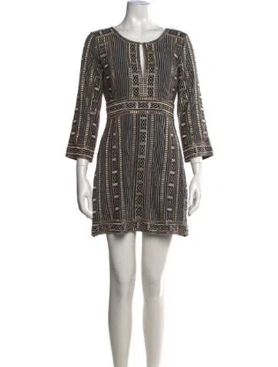 Pre-owned Calypso St Barth Printed Mini Dress In Multi