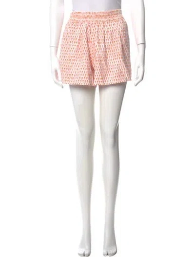Pre-owned Calypso St Barth Printed Mini Shorts In Pink