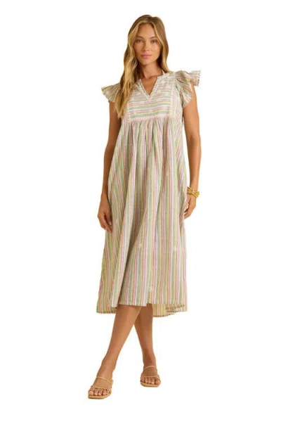 Calypso St Barth Calypso St. Barth Rugby Dress In Multicolor Rainbow