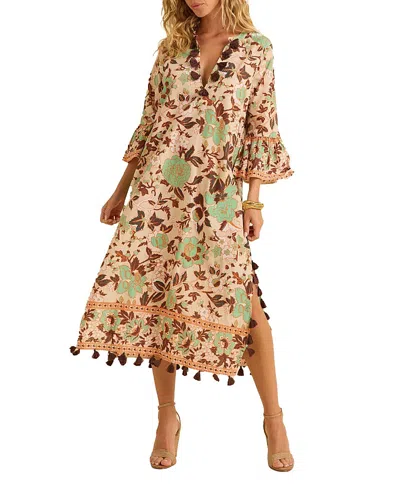 CALYPSO ST BARTH SARINA KAFTAN DRESS