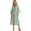 Calypso St Barth Calypso St. Barth Sarina Kaftan In Goa Print