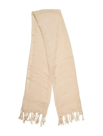 Pre-owned Calypso St Barth Scarf In Neutrals