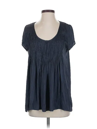 Pre-owned Calypso St Barth Short Sleeve Blouse In Black