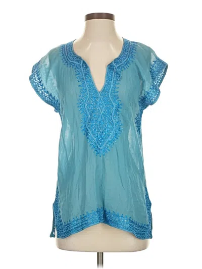 Pre-owned Calypso St Barth Short Sleeve T-shirt In Blue