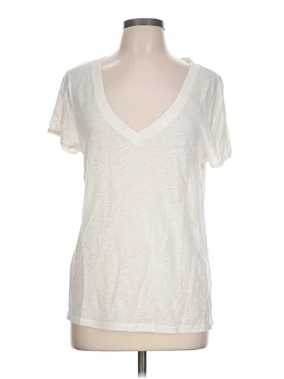 Pre-owned Calypso St Barth Short Sleeve T-shirt In Ivory
