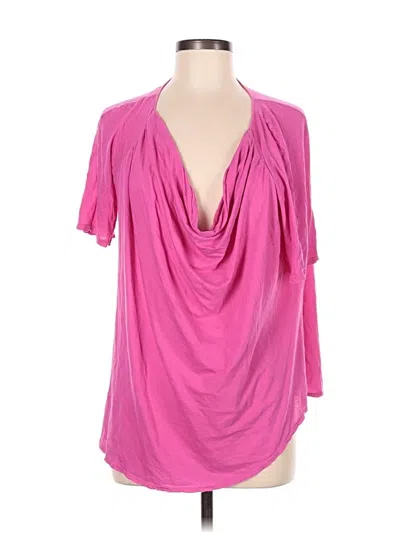 Pre-owned Calypso St Barth Short Sleeve T-shirt In Pink