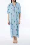 Calypso St Barth Calypso St. Barth Sierra Dress In Blue