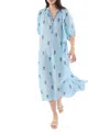 Calypso St Barth Calypso St. Barth Sierra Dress In Blue