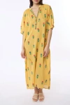 Calypso St Barth Calypso St. Barth Sierra Dress In Mustard