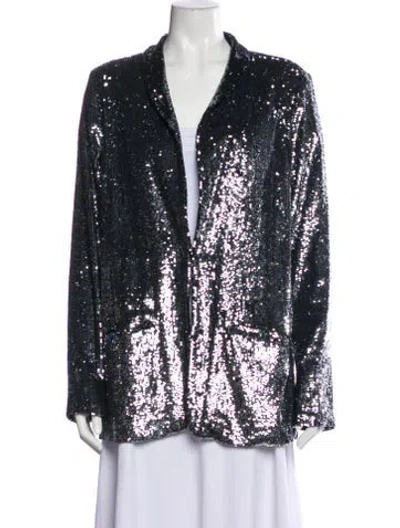 Pre-owned Calypso St Barth Silk Evening Jacket In Black